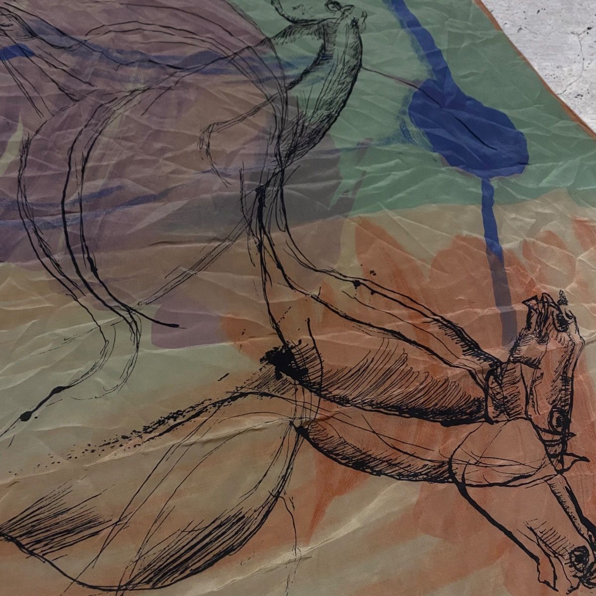 Other Vintage Bruno Cacciani Silk Scarf Size ONE SIZE - 3 Thumbnail