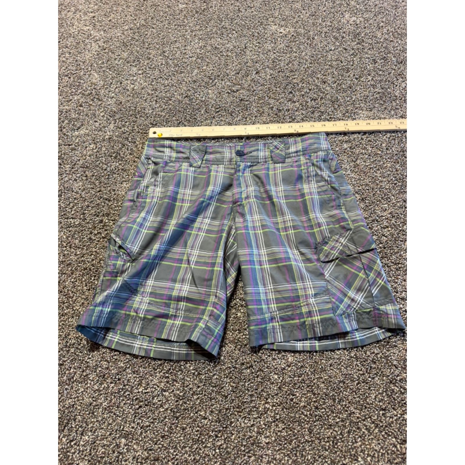 Vintage Cabelas Casual Women's Shorts Size 8 Plaid Polyester Hiking Lightweight Cargo Size 30" / US 8 / IT 44 - 5 Thumbnail