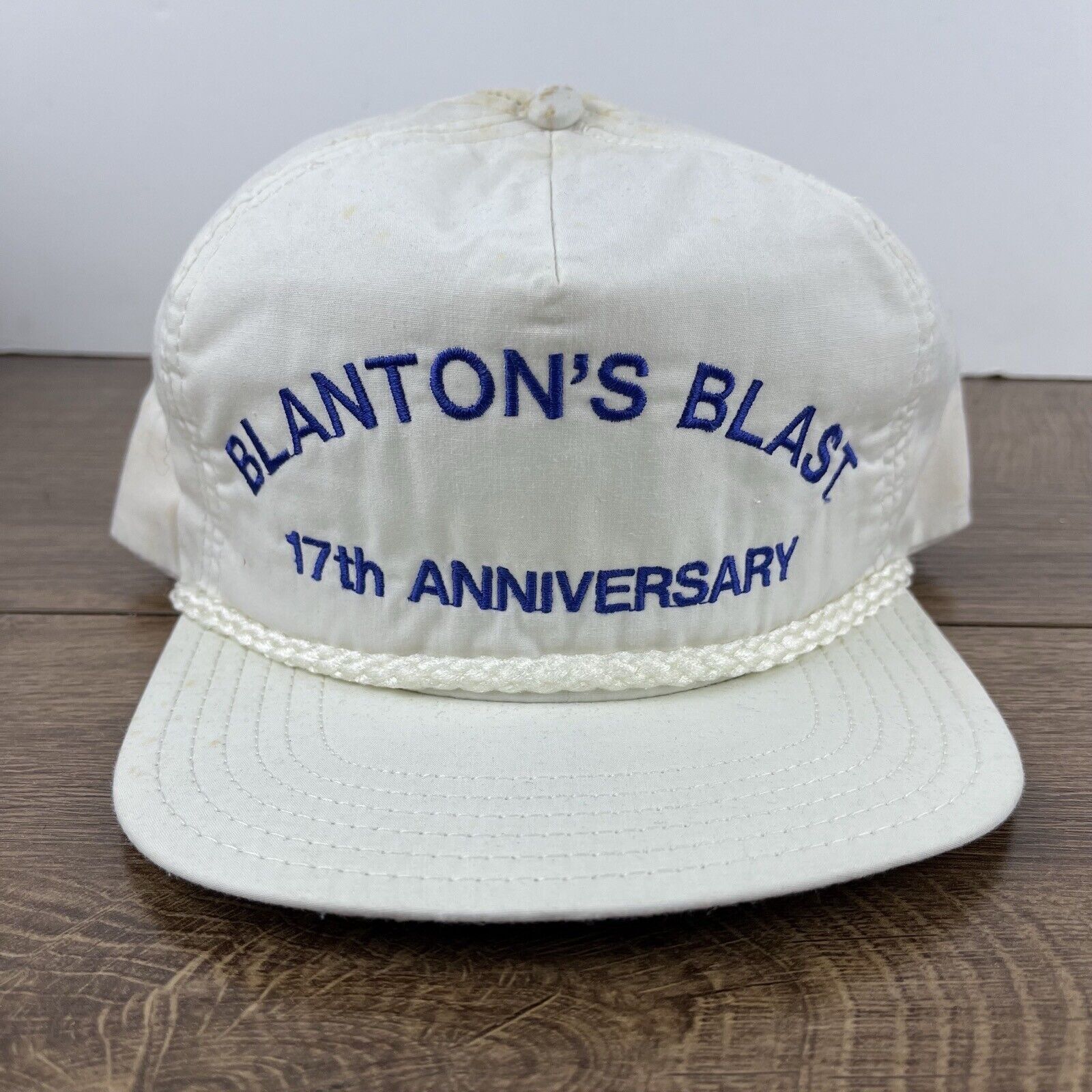 Other Blantons Blast Hat 17th Anniversary Hat White Hat Adjustable Size ONE SIZE - 3 Thumbnail
