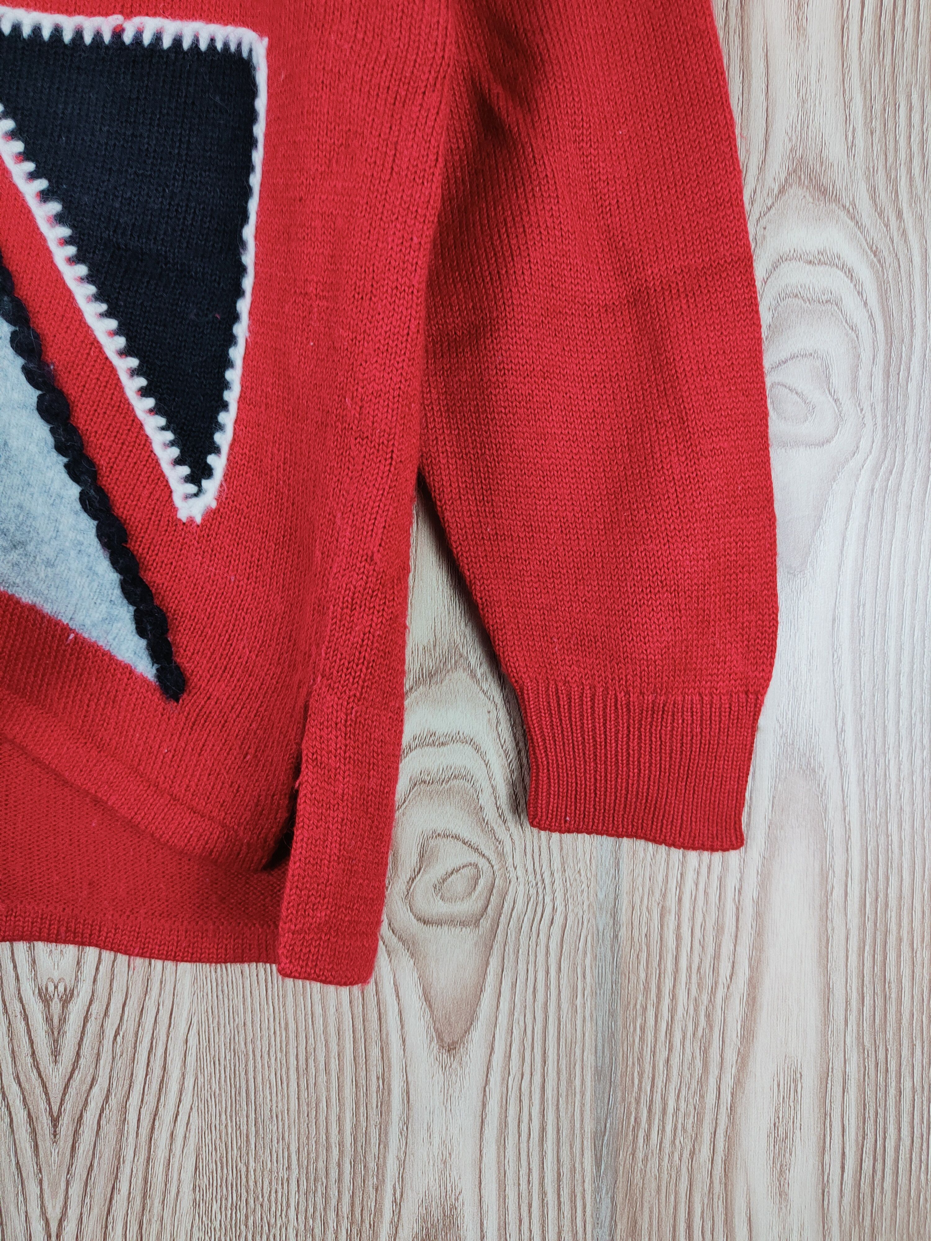 Homespun Knitwear Chego Red art vintage Knitwear Sweatshirts #W353 Size US M / EU 48-50 / 2 - 7 Thumbnail