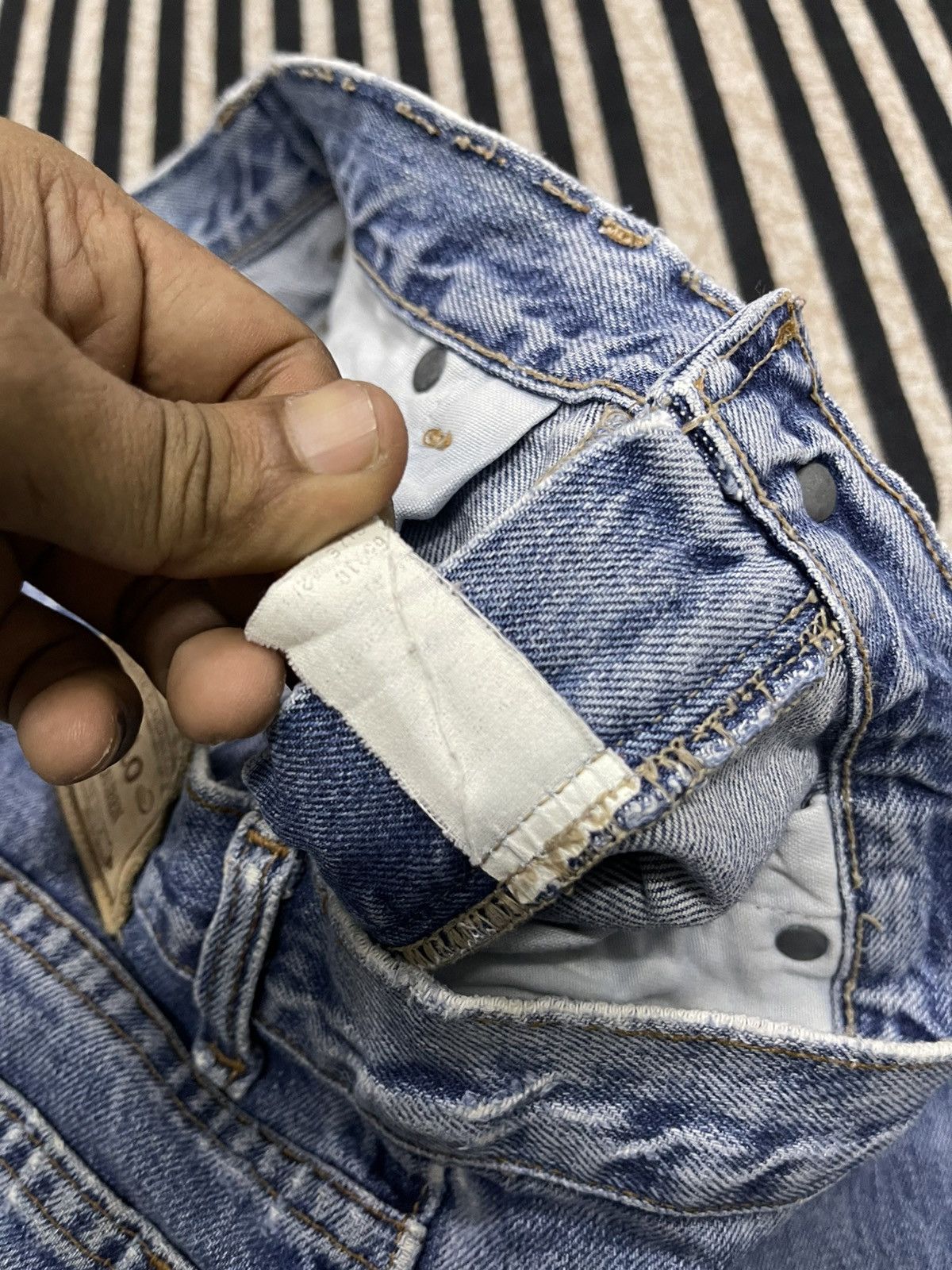 Polo Ralph Lauren 90s POLO RALPH LAUREN BAGGY JEANS MADE IN USA Size US 30 / EU 46 - 10 Thumbnail