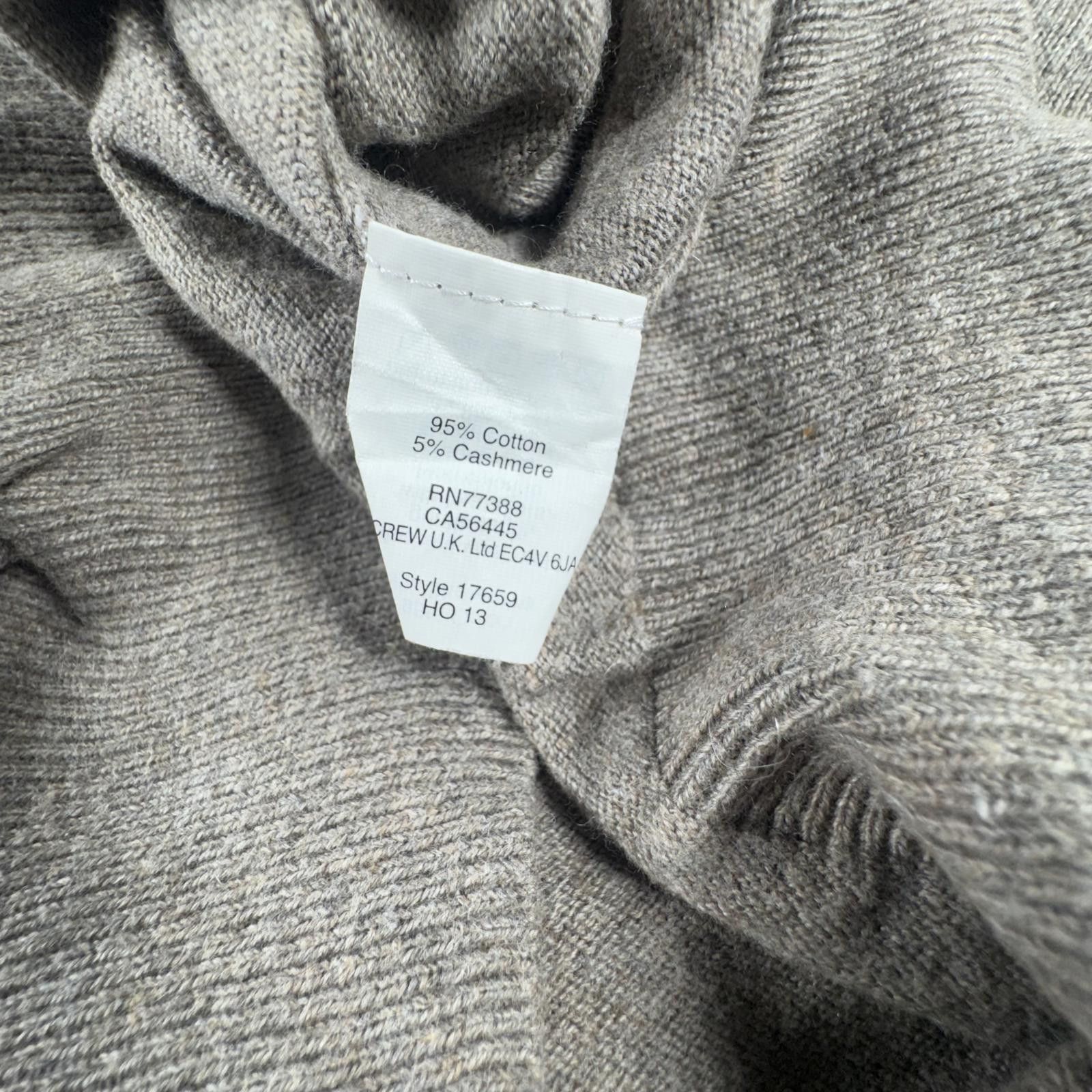 J.Crew J-Crew Sweater Men's Brown Cotton Cashmere Blend Size US M / EU 48-50 / 2 - 5 Thumbnail