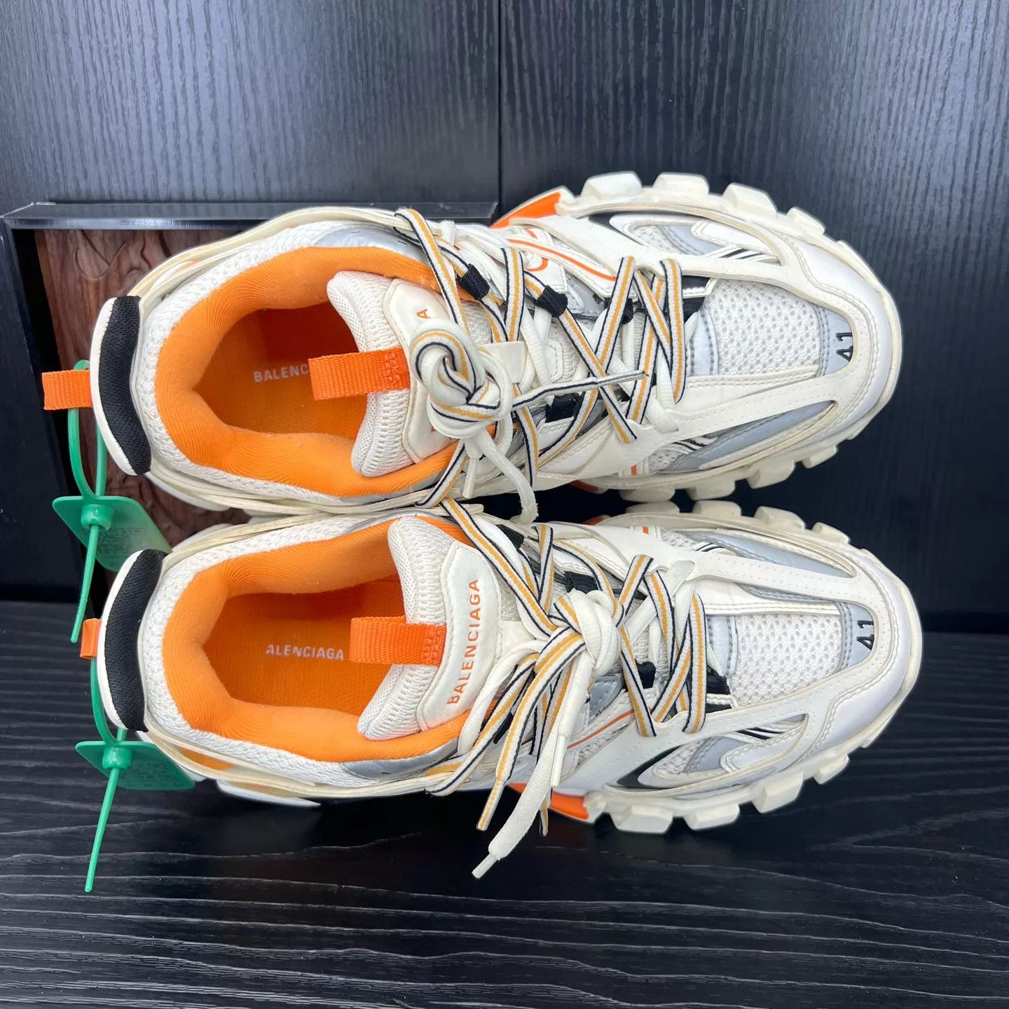 Balenciaga Balenciaga Track White Orange 41 New Size US 8 / EU 41 - 7 Thumbnail