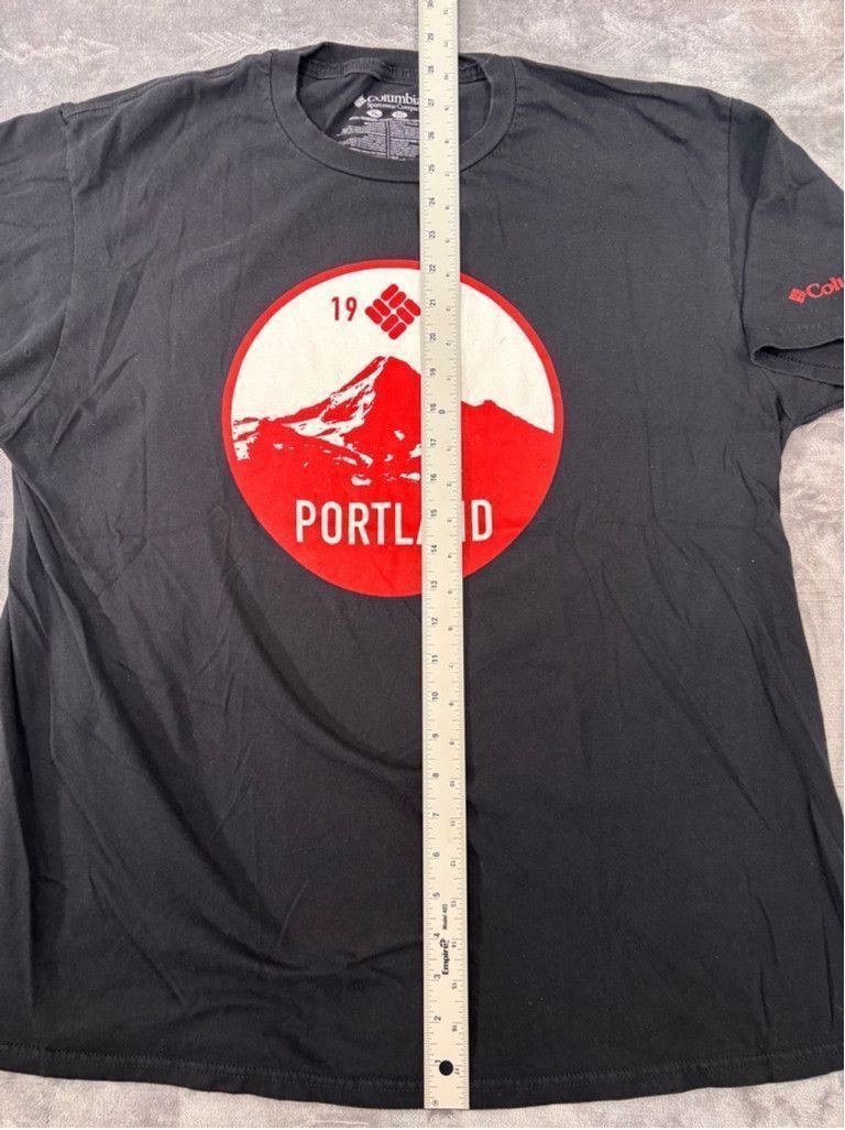 Columbia Men's Columbia Portland Graphic T-Shirt, XL, Black Size US XL / EU 56 / 4 - 5 Thumbnail