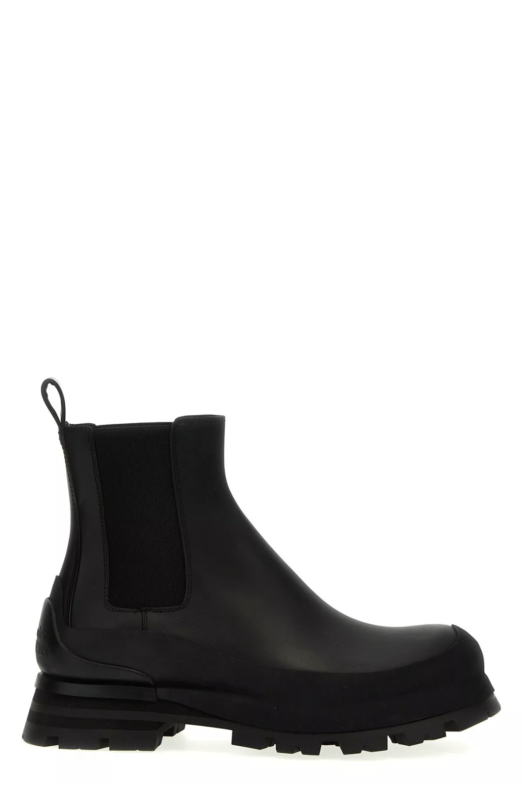 Alexander McQueen ALEXANDER MCQUEEN Wander Black Leather Ankle Boots Size US 5 / EU 37 - 1 Thumbnail