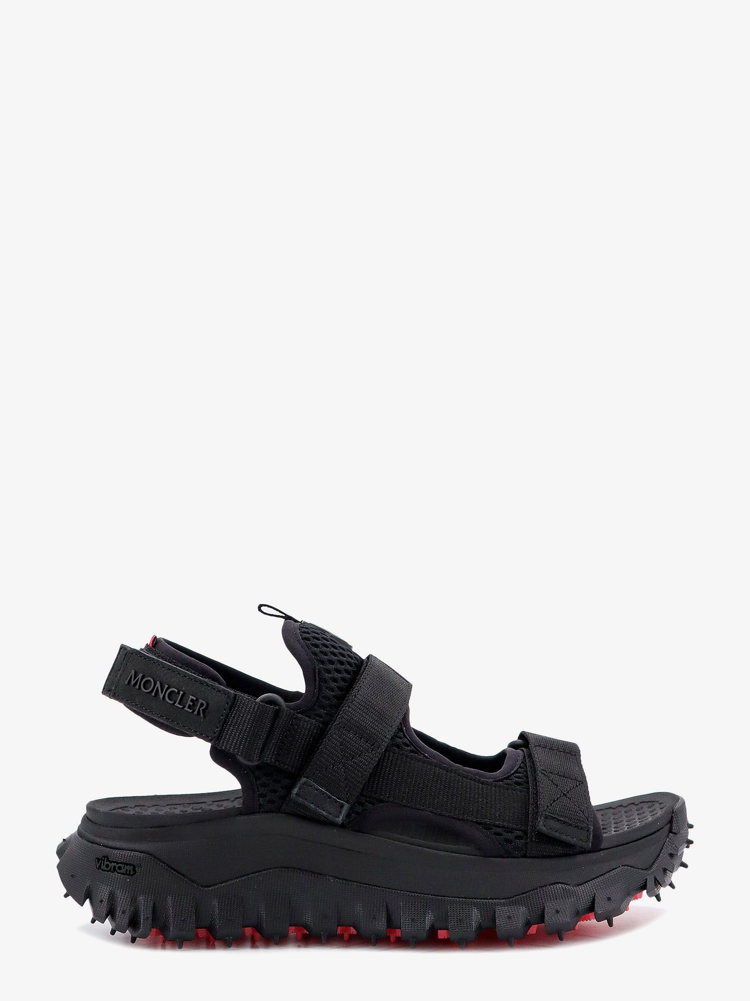 image of Moncler Trailgrip Vela Woman Black Sandals, Women's (Size 6)