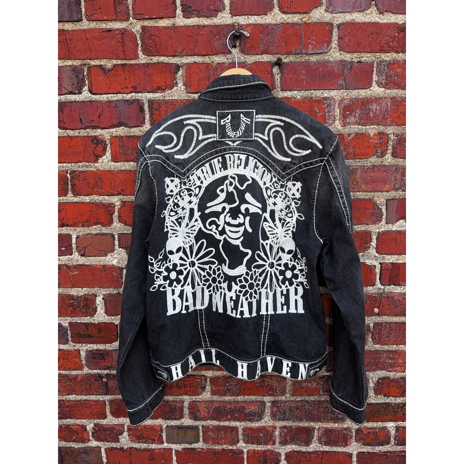 True Religion True Religion Chief Keef Bad Weather Black Denim Jacket Size US M / EU 48-50 / 2 - 1 Thumbnail