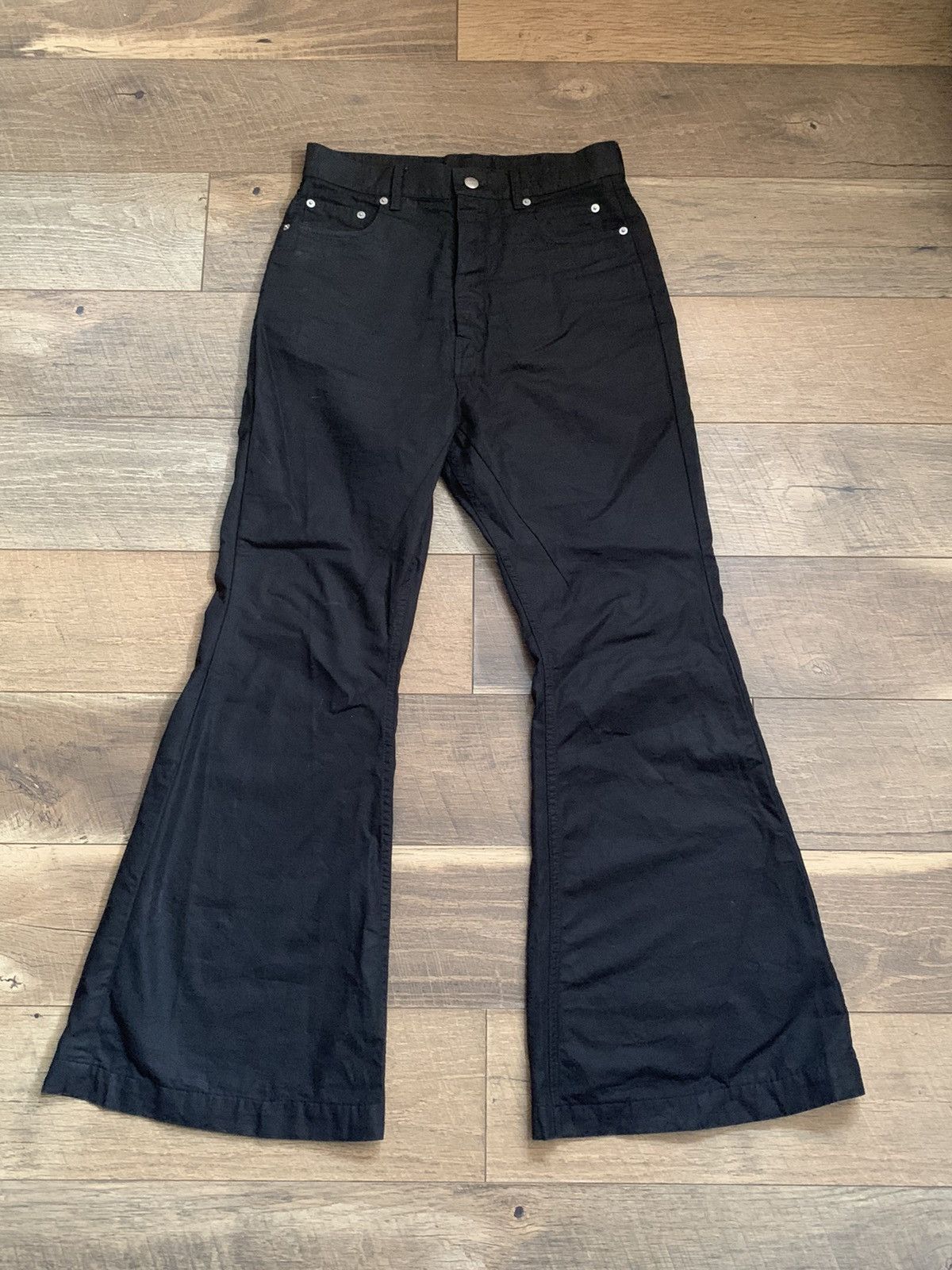 image of Rick Owens Mainline Bolan Pants in Black, Men's (Size 29)
