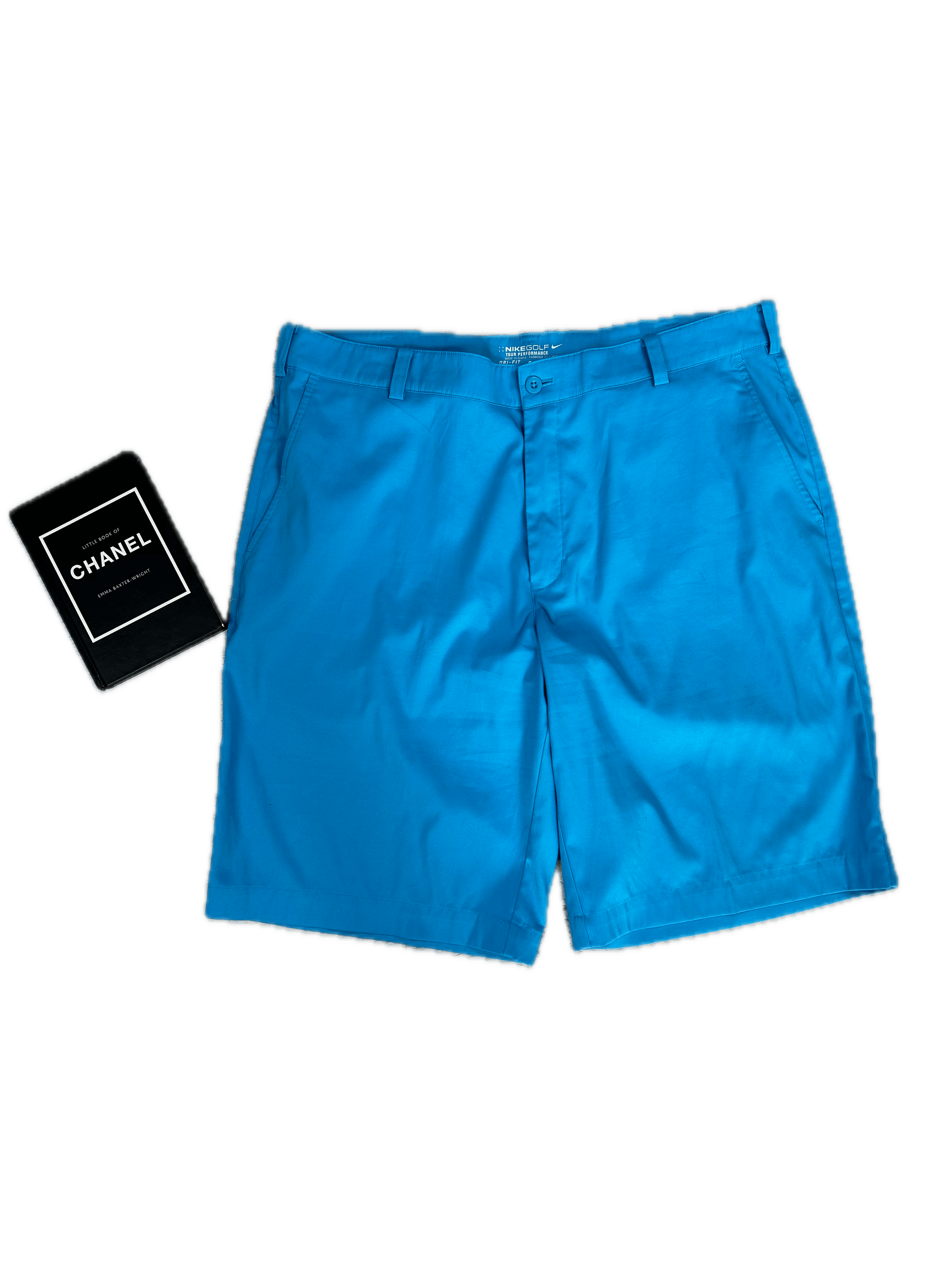 Nike × Nike ACG × Vintage Nike vintage Golf shorts Blue baggy Oldmoney XL size Size US 36 / EU 52 - 1 Thumbnail