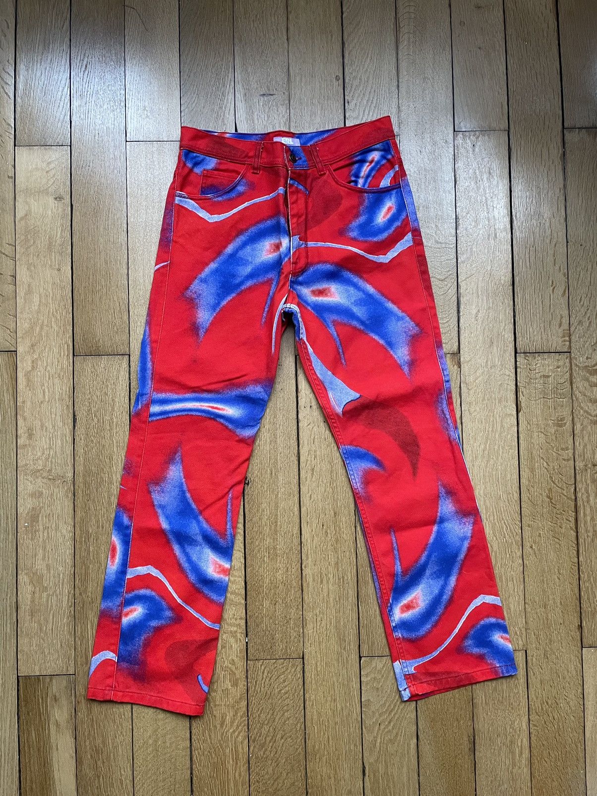 ERL ERL Psychedelic denim pants Size US 30 / EU 46 - 1 Thumbnail