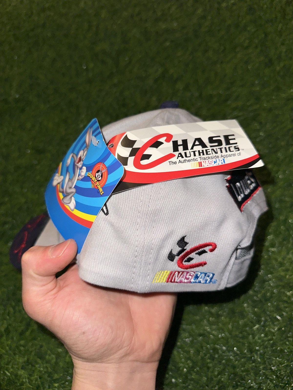 NASCAR Vintage jimmie johnson looney tunes nascar velcro hat Size ONE SIZE - 4 Thumbnail
