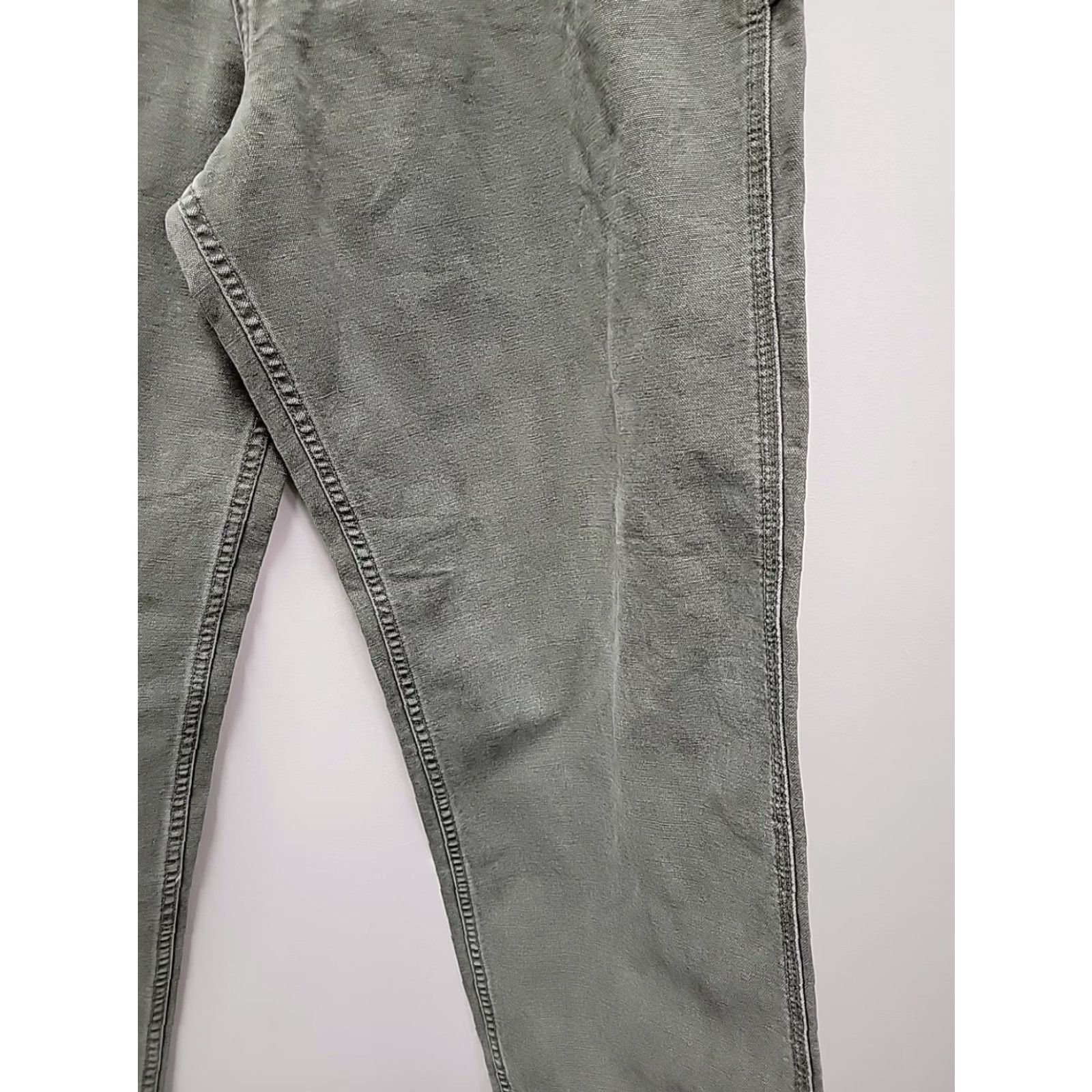 Abercrombie & Fitch VINTAGE Abercrombie & Fitch Jeans Men 34R Gray Denim Straight 33 Inseam 35x33 Distressed Used Size US 34 / EU 50 - 6 Thumbnail