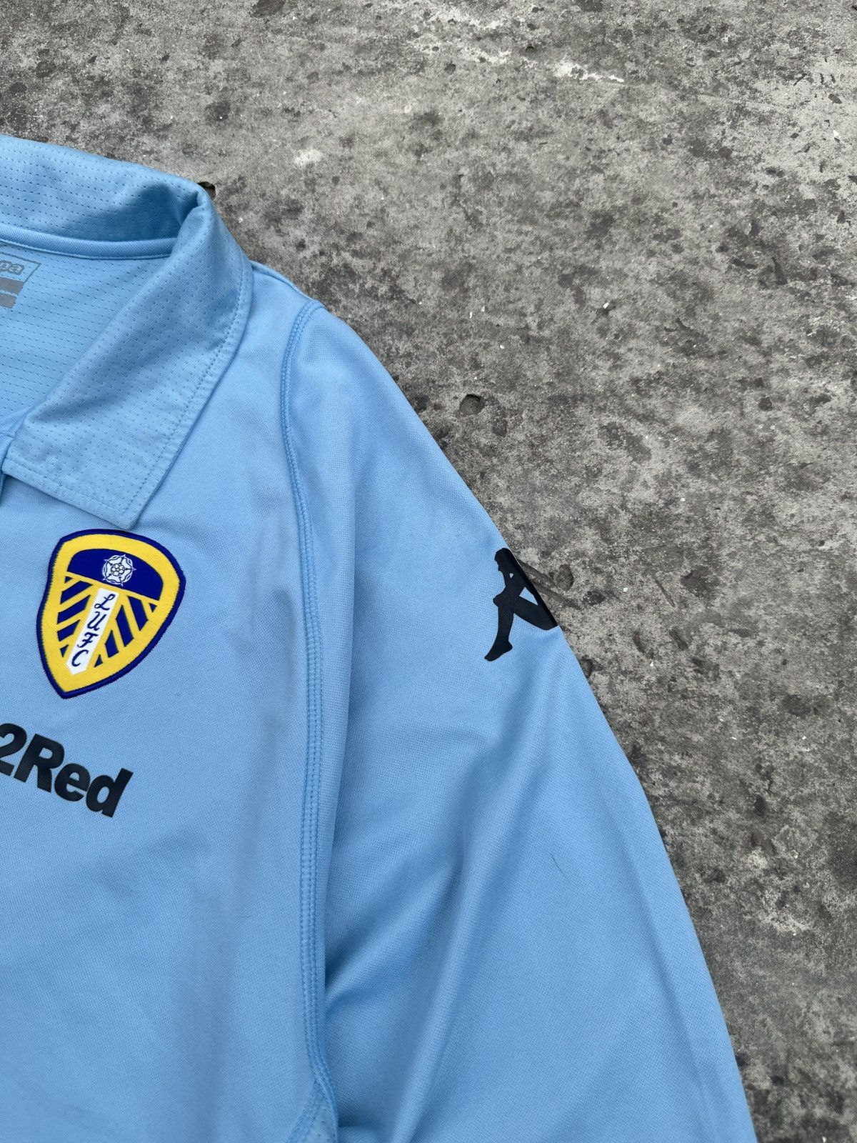Kappa Kappa Leeds United Soccer Jersey Blokecore Style VTg 4XL Size US XXL / EU 58 / 5 - 3 Thumbnail