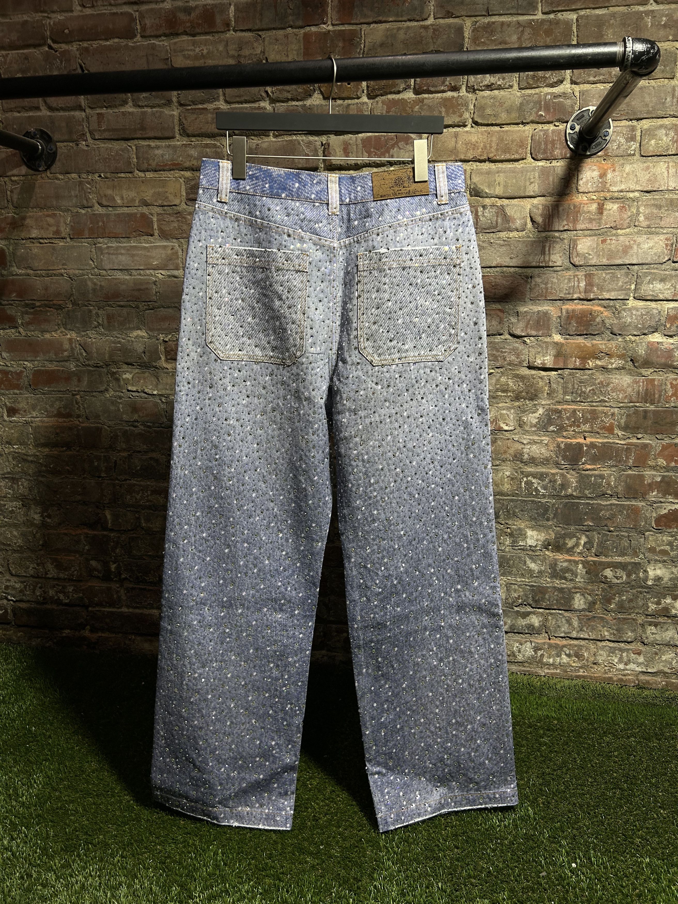Birth of Royal Child Birth of a Royal Child Diamond Boro-Jeans Size US 32 / EU 48 - 2 Thumbnail