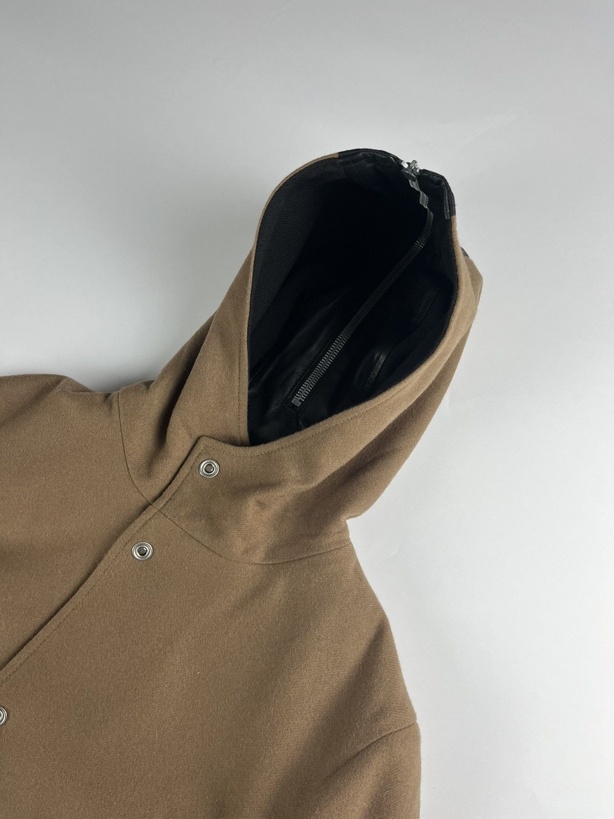 Balenciaga Balenciaga Leather Trimmed Multi-Zip Camel Coat FW 2011 Size US M / EU 48-50 / 2 - 3 Thumbnail