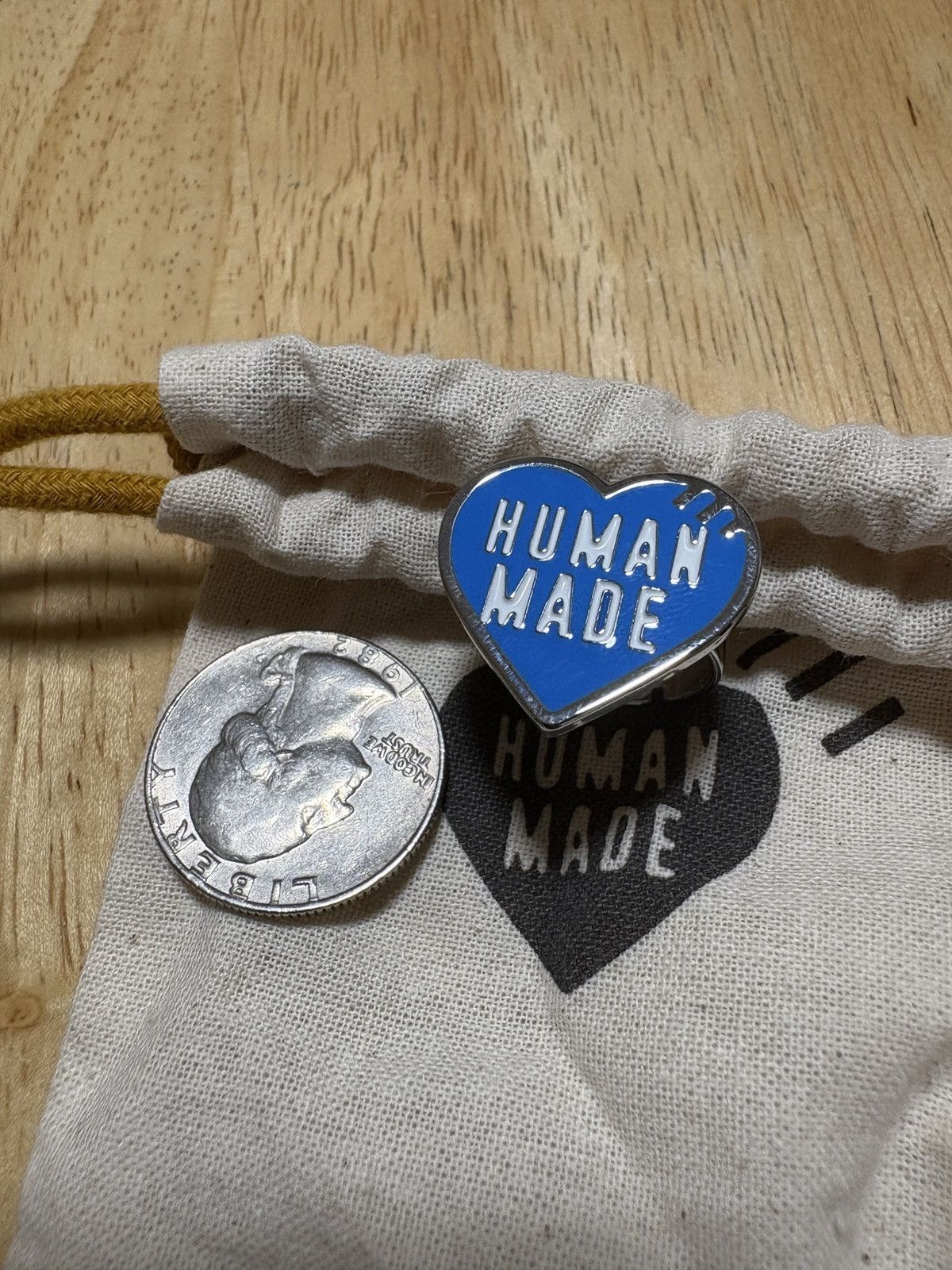 Human Made Human Made Adjustable Heart Ring Blue Size ONE SIZE - 2 Thumbnail