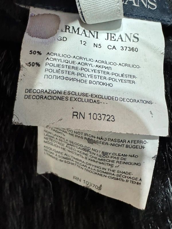 Giorgio Armani Giorgio Armani Jeans Faux Fur Shearling Reversible 42 XL Size XL / US 12-14 / IT 48-50 - 16 Thumbnail