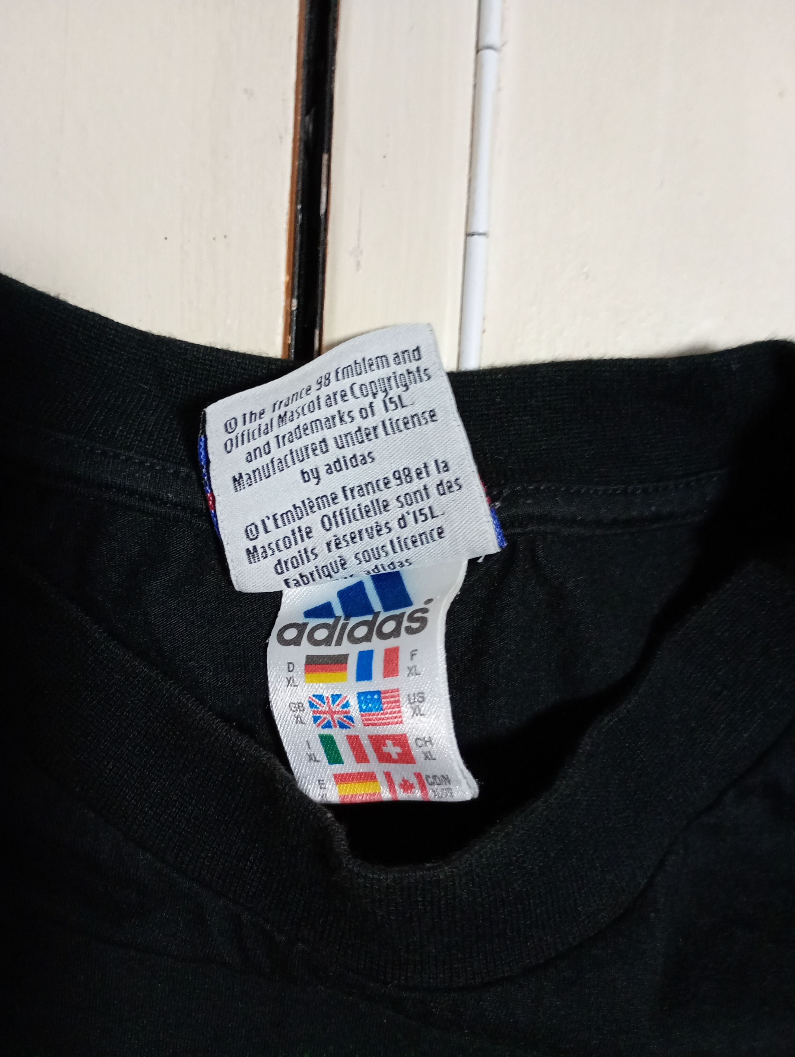 Adidas Adidas France 98 CUP T -Shirt Vintage Size US XL / EU 56 / 4 - 10 Thumbnail