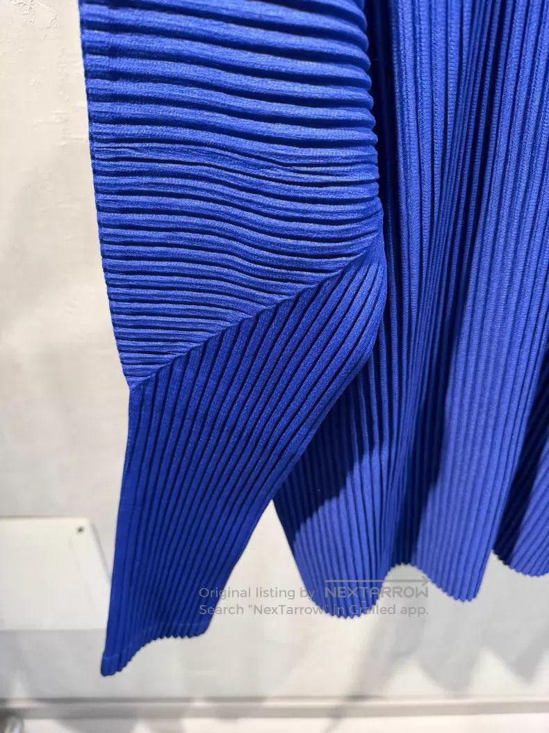 Issey Miyake Issey Miyake Color-blocked Spring Pleated Top Size M / US 6-8 / IT 42-44 - 5 Thumbnail