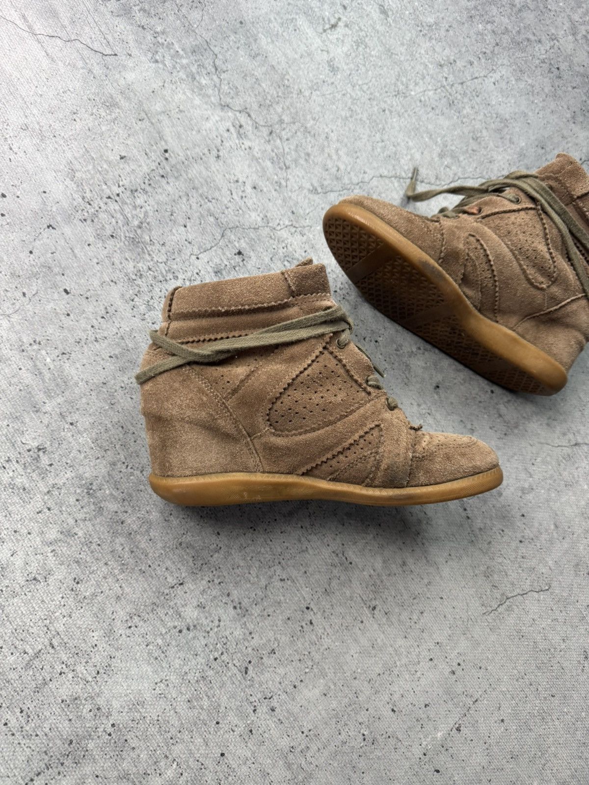 Other Unbranded Isabel Marant Style Bekett Wedge Sneakers Shoes Size US 9 / IT 39 - 7 Thumbnail