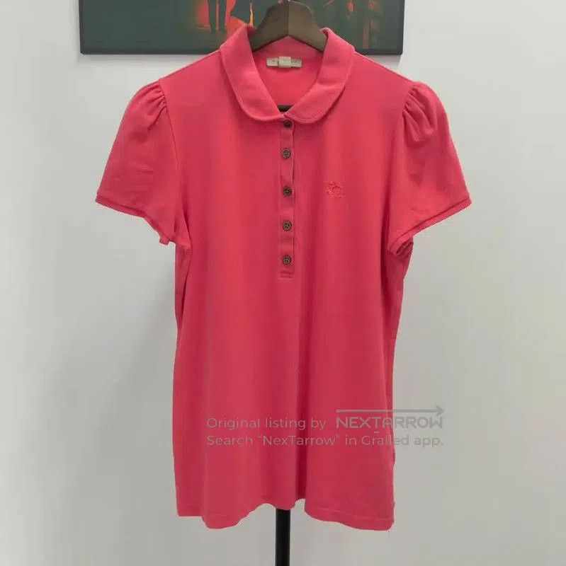 Burberry Burberry Summer Orange Cotton Short Sleeve T-Shirt. Size L / US 10 / IT 46 - 1 Thumbnail