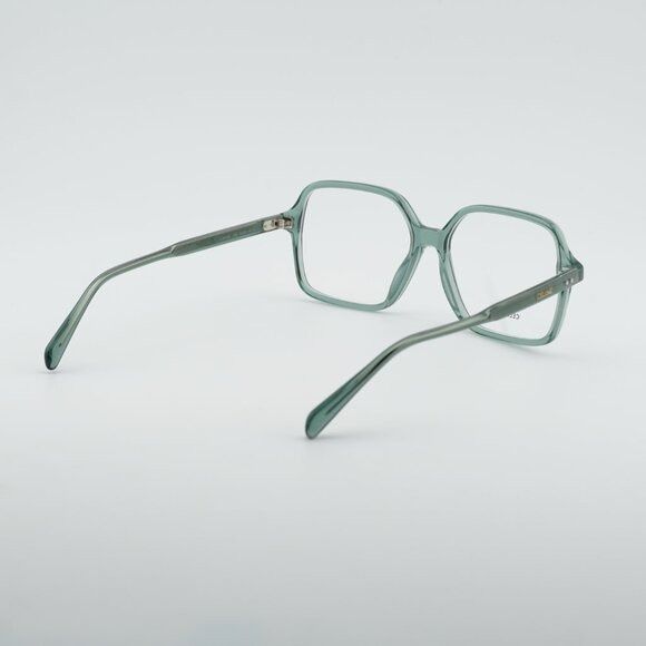 Celine Celine CL50126I 093 Eyeglasses Light Green 55mm Square Frame Size ONE SIZE - 3 Thumbnail