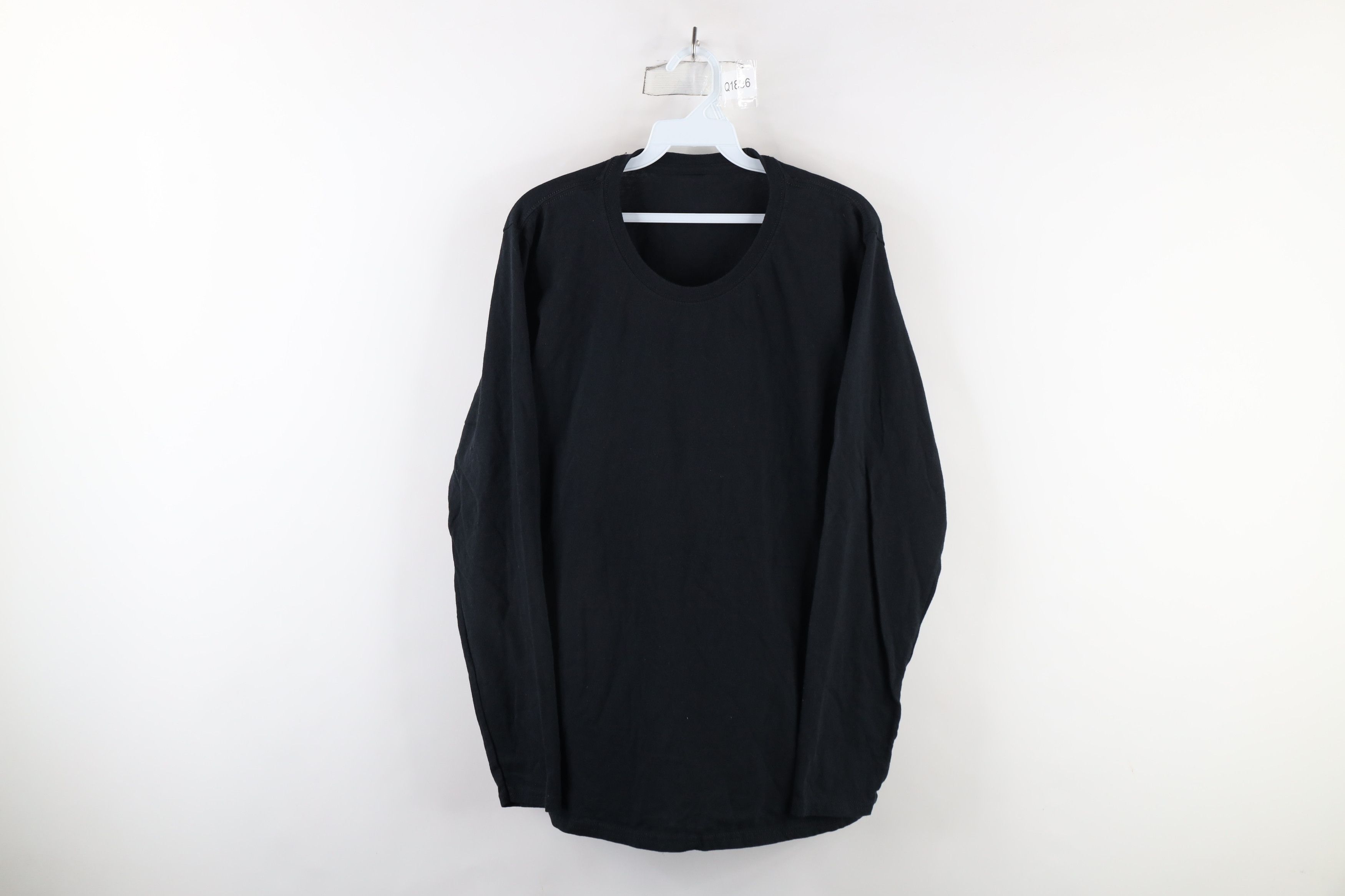 Vintage Vintage 90s Streetwear Long Sleeve T-Shirt Black Cotton Size US XL / EU 56 / 4 - 1 Thumbnail