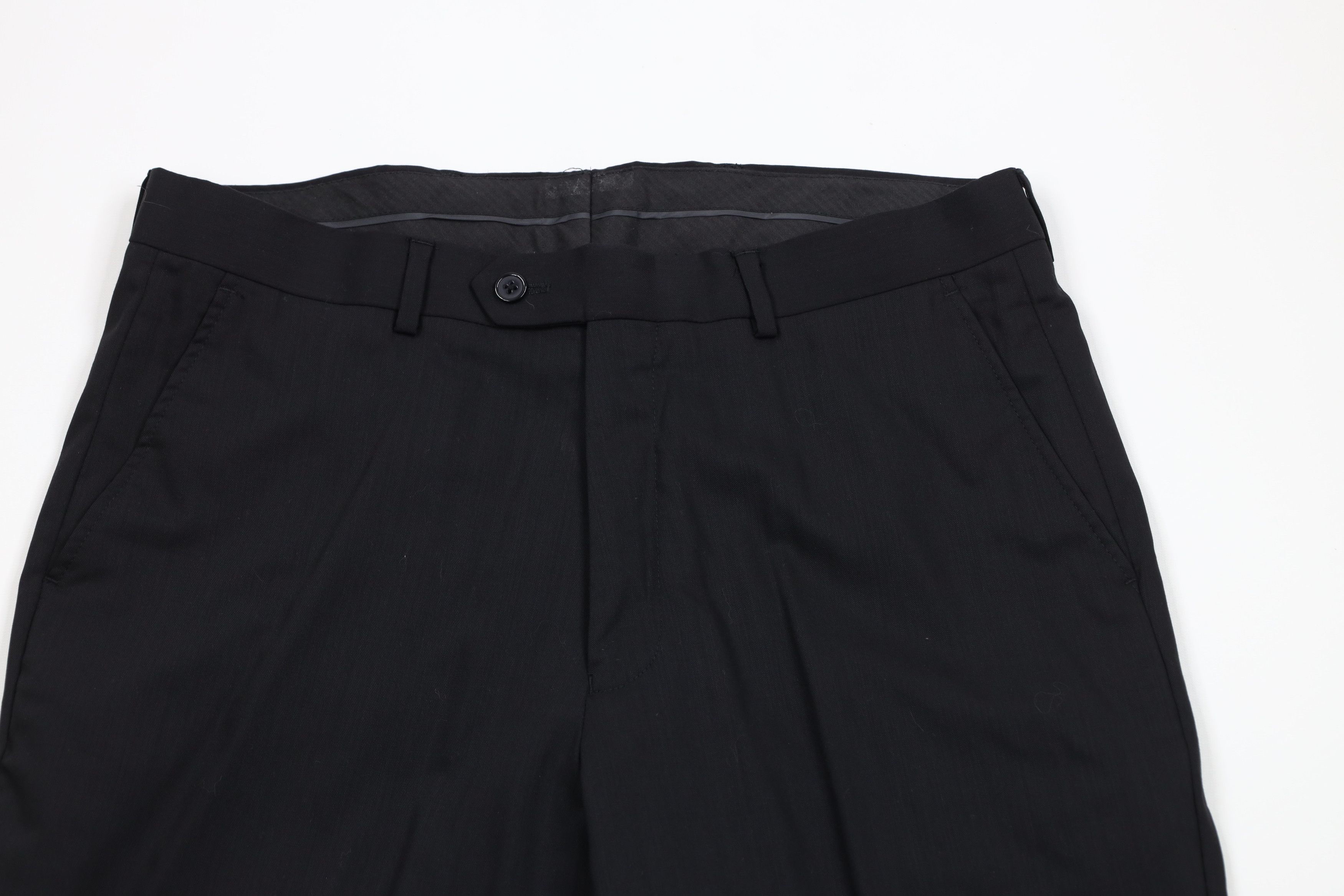 Vintage Vintage 90s Streetwear Wide Leg Chino Pants Trousers Black Size US 34 / EU 50 - 2 Thumbnail