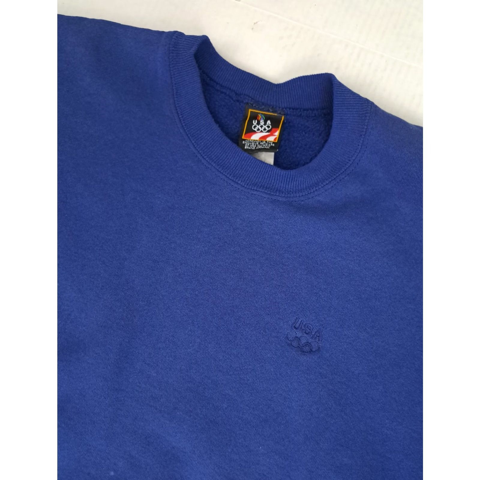 X-LARGE VINTAGE USA Made Dark Blue Embroidered Sweatshirt X-Large J. C. Penney Sweatshirt Unisex Adults 90s Size US XL / EU 56 / 4 - 2 Thumbnail