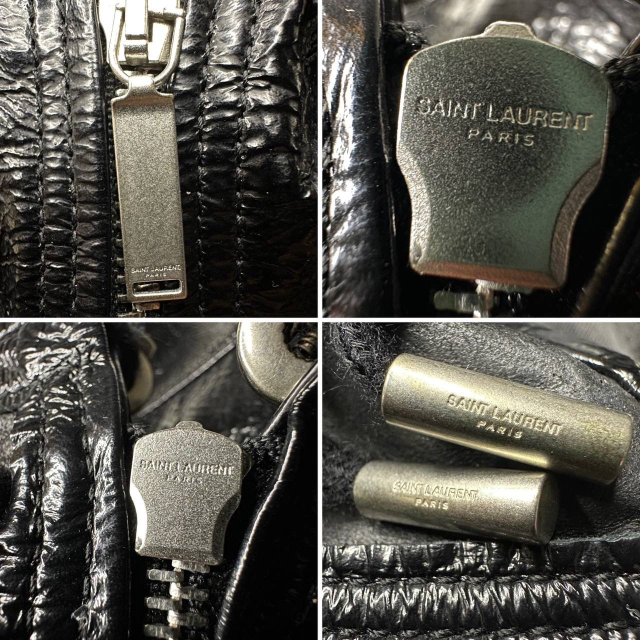 Saint Laurent Paris Saint Laurent Paris Leather Black Parka F38/S Size S / US 4 / IT 40 - 14 Thumbnail