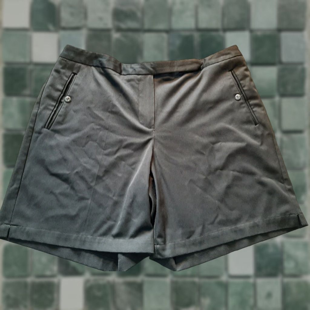 Vintage Liz Golf Shorts Bermuda Womens Size 14P Petite Black Casual Travel Size 36" / US 14 / IT 50 - 1 Thumbnail
