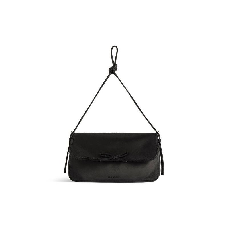 Balenciaga leopolda pochette in black Size ONE SIZE - 1 Thumbnail