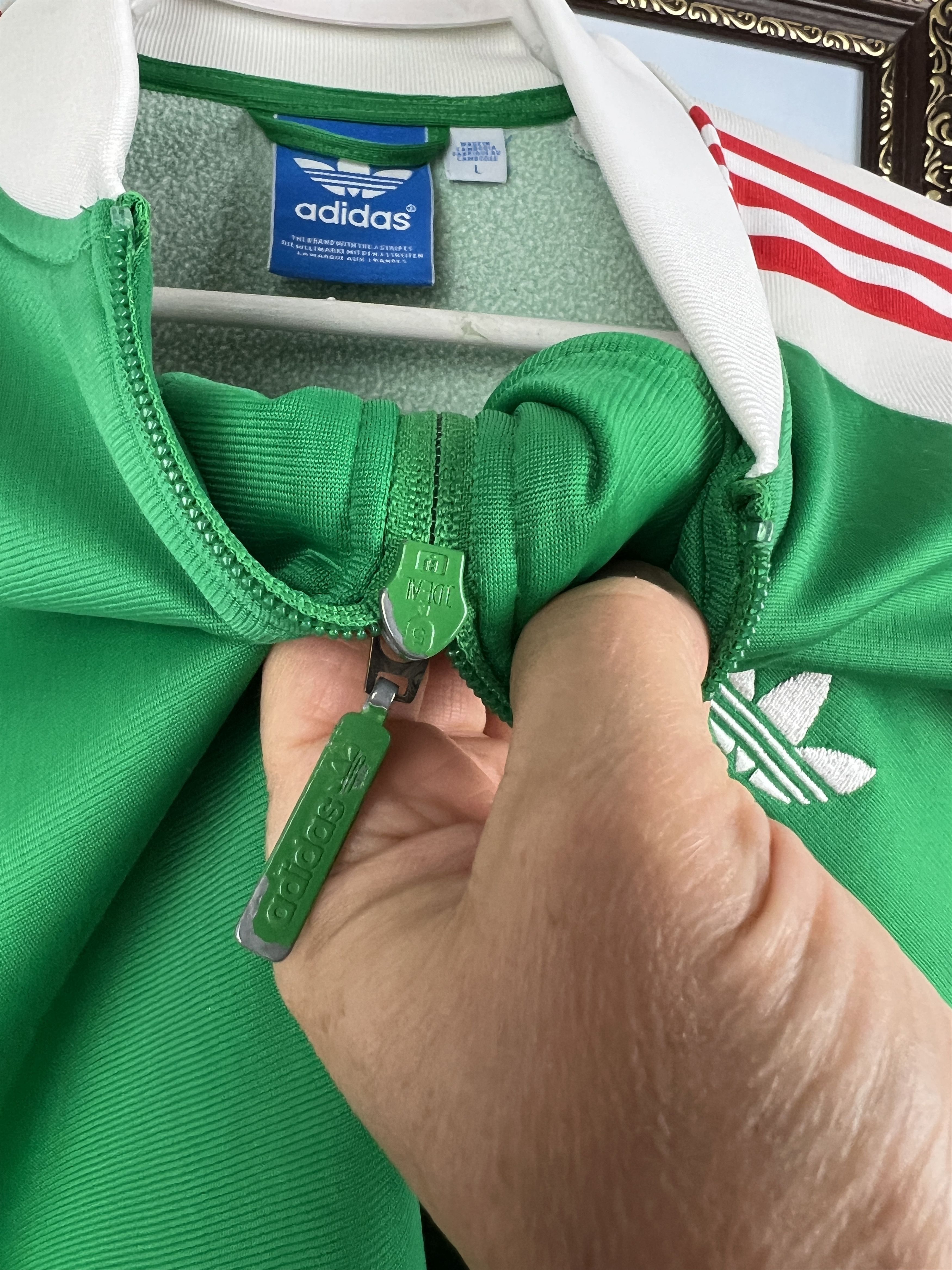Adidas Originals Morocco Football Template Jacket Soccer Track Top Size US L / EU 52-54 / 3 - 4 Thumbnail