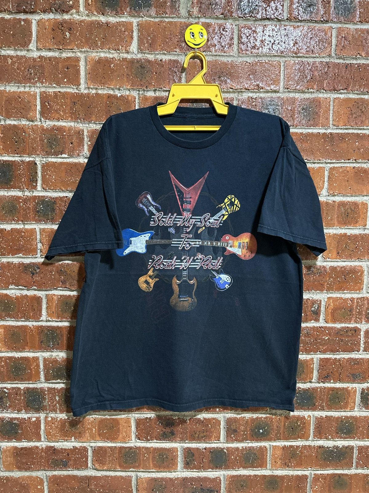 Vintage Sold My Soul To Rock ‘N Roll Faded Tee