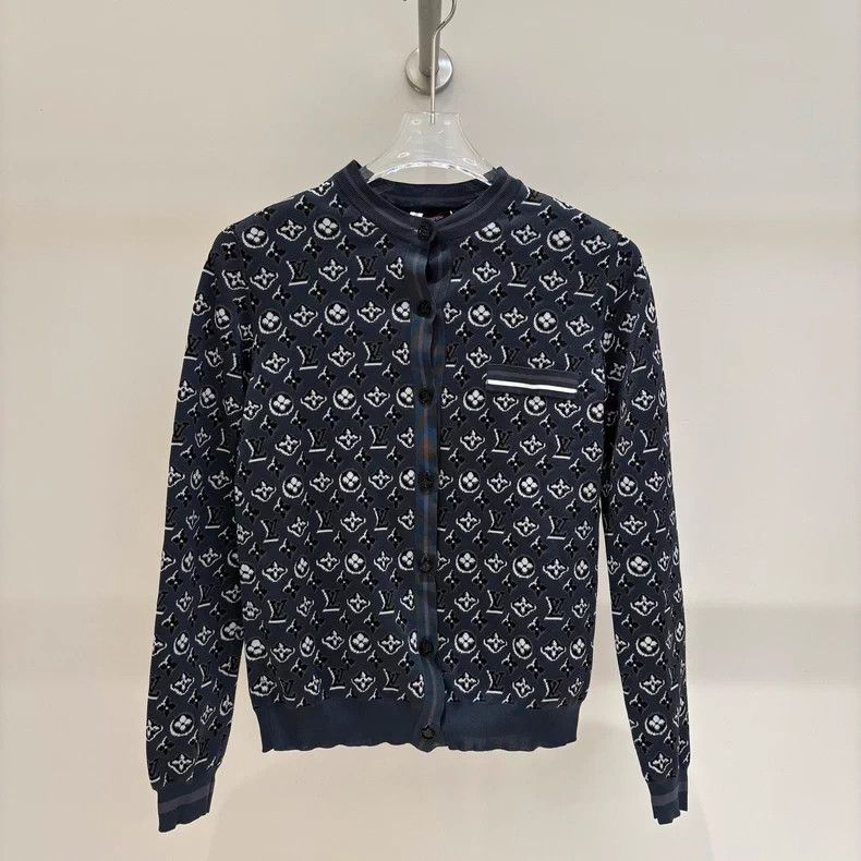 Louis Vuitton Louis Vuitton Logo geometric full-print single-breasted cr Size US M / EU 48-50 / 2 - 1 Thumbnail