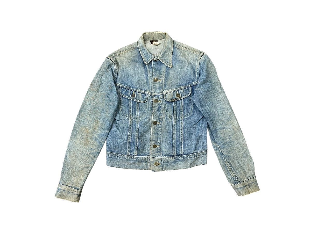 Vintage Lee Riders Distressed Denim Jacket Streetwear