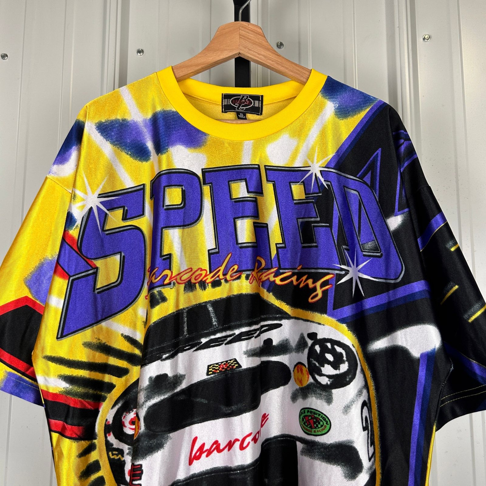 Other Speed Barcode Rage Racing 69 CRAZY AOP Cyber XL NASCAR Tee Size US XL / EU 56 / 4 - 1 Thumbnail