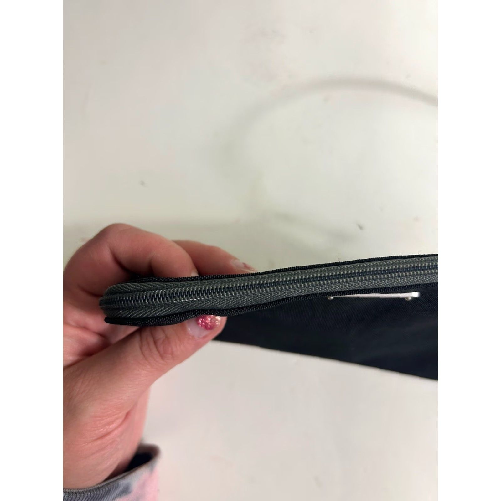 Vintage Baggallini Wallet Wristlet Clutch RFID Travel Black 7.5” x 4.5” Zip Pockets Women Wallet Wristlet - Black RFID Travel Clutch Size ONE SIZE - 7 Thumbnail