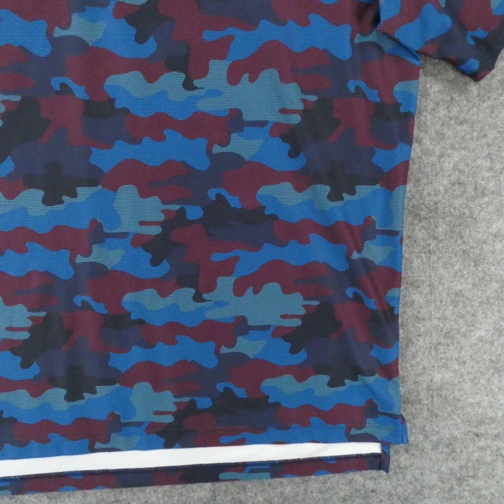 Peter Millar Peter Millar Polo Shirt Mens Medium Blue Camouflage Summer Comfort Size US M / EU 48-50 / 2 - 5 Thumbnail