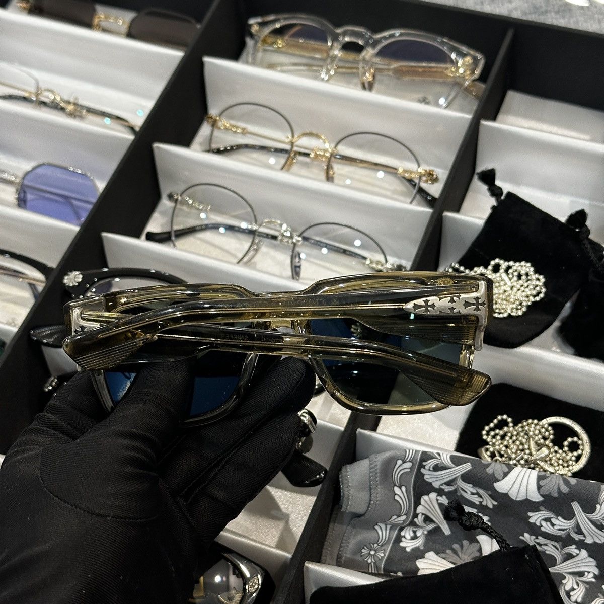 Chrome Hearts CHROME HEARTS SNIFFER SUNGLASSES Size ONE SIZE - 4 Thumbnail