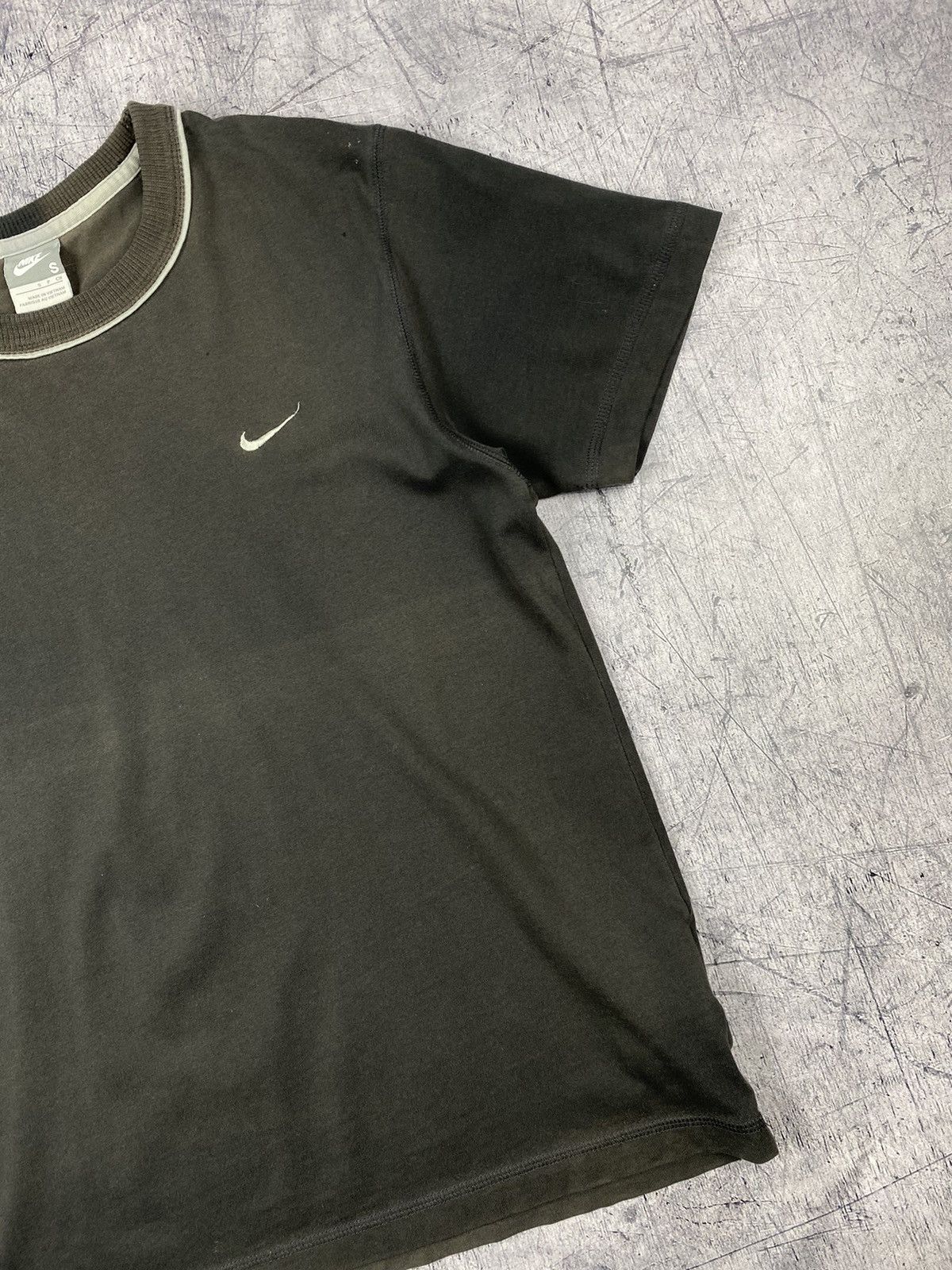 Nike × Vintage Vintage Nike Distressed drill Tee T Shirts Size US S / EU 44-46 / 1 - 3 Thumbnail