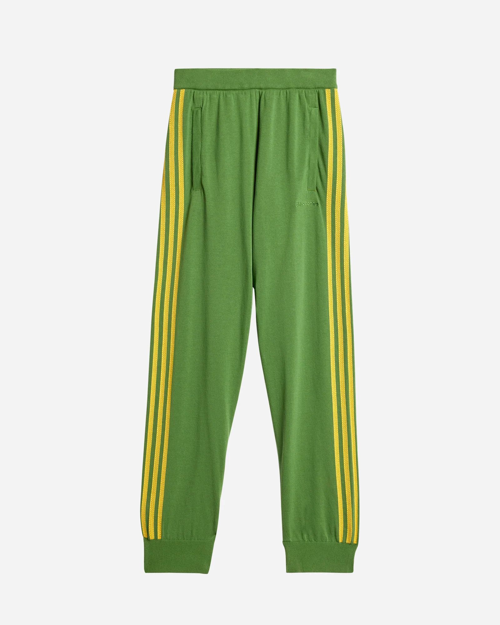 Adidas × Wales Bonner o1mle0725 New Knit Track Pants in Green Size US 28 / EU 44 - 1 Thumbnail