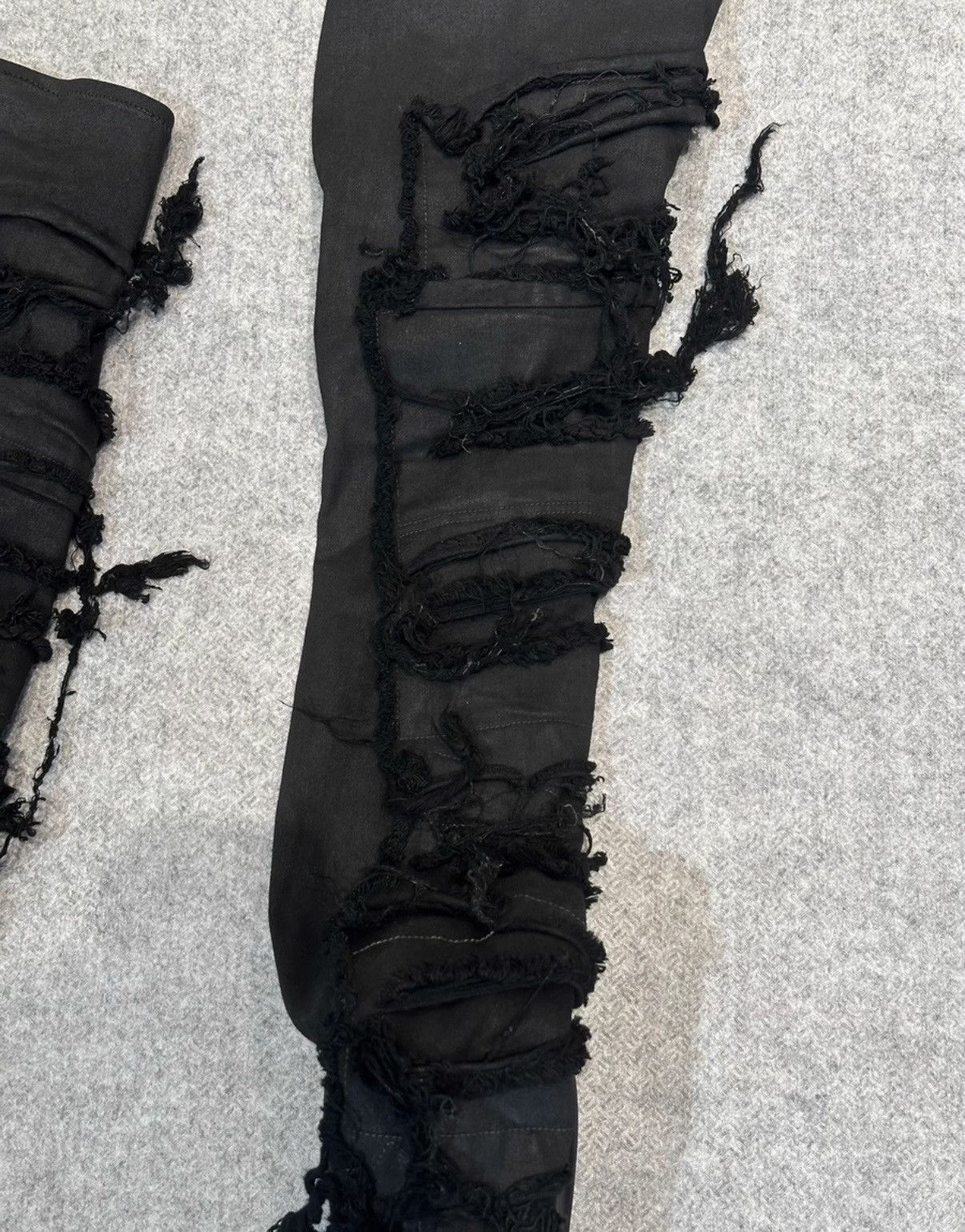 Rick Owens Rick Owens DRKSHDW Distressed Stretch Tank Boots Size US 7.5 / EU 40-41 - 5 Thumbnail