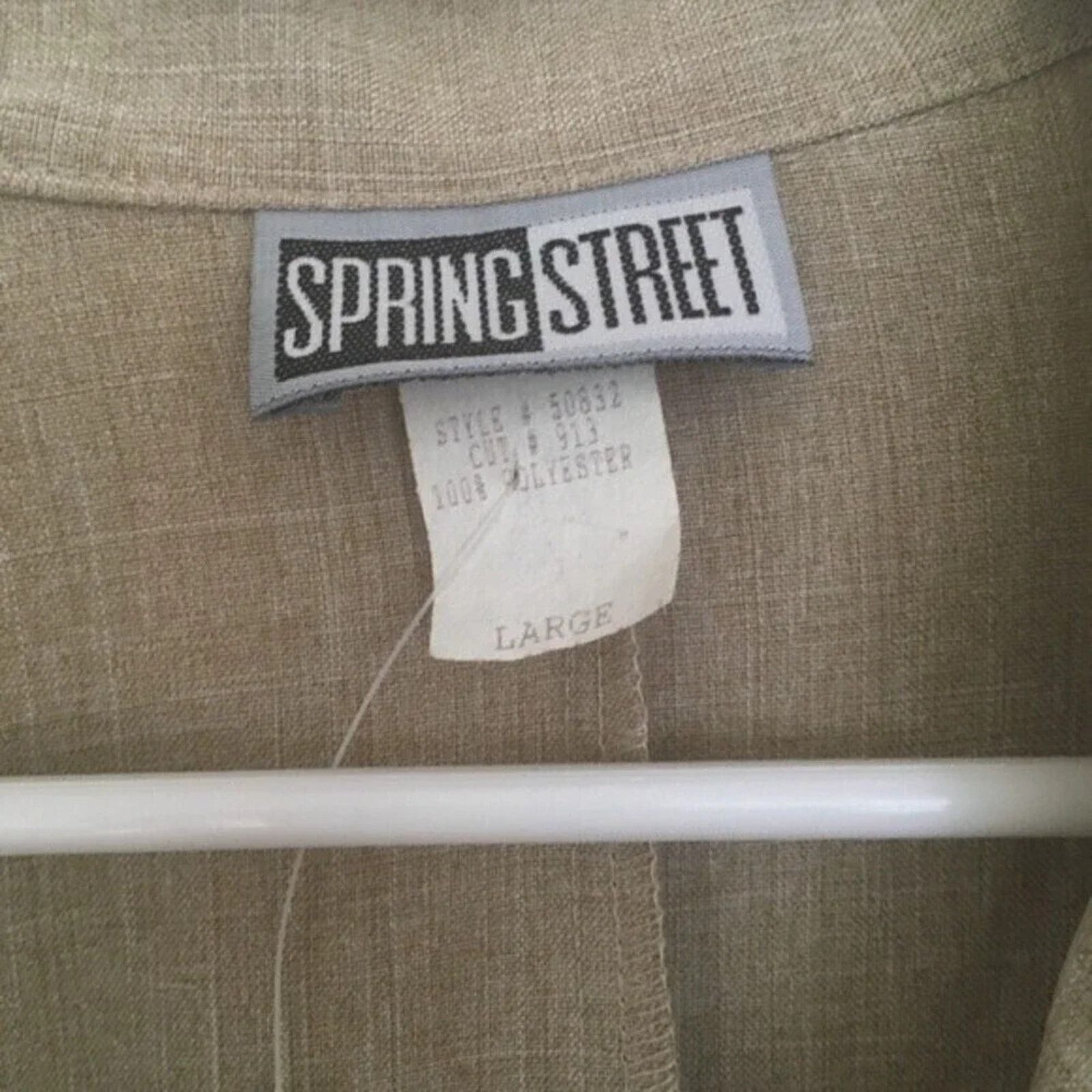 The Unbranded Brand Vintage Spring Street jacket, size Large Size L / US 10 / IT 46 - 3 Thumbnail