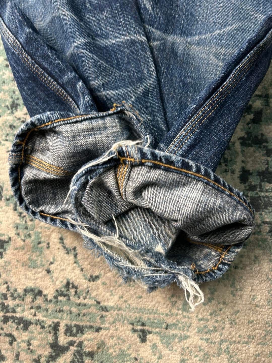 RATS JAPAN Rats sence of solidarity denim jean Size US 32 / EU 48 - 10 Thumbnail