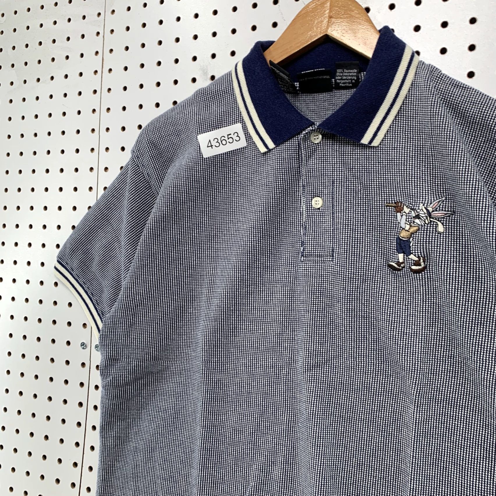 Vintage VTG Warner Bros Mickey Mouse Polo Shirt Mens Medium Embroidered Blue Polo Adult M Mickey Mouse 90s Theme, Vintage Disney, Polo Shirt Mens M Blue Size US M / EU 48-50 / 2 - 3 Thumbnail