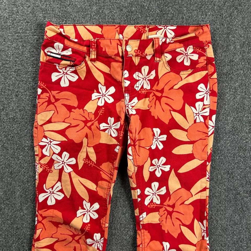 Tommy Hilfiger Tommy Hilfiger Pants Womens Juniors 3 Capri Hawaiian Y2K Size 28" / US 6 / IT 42 - 2 Thumbnail