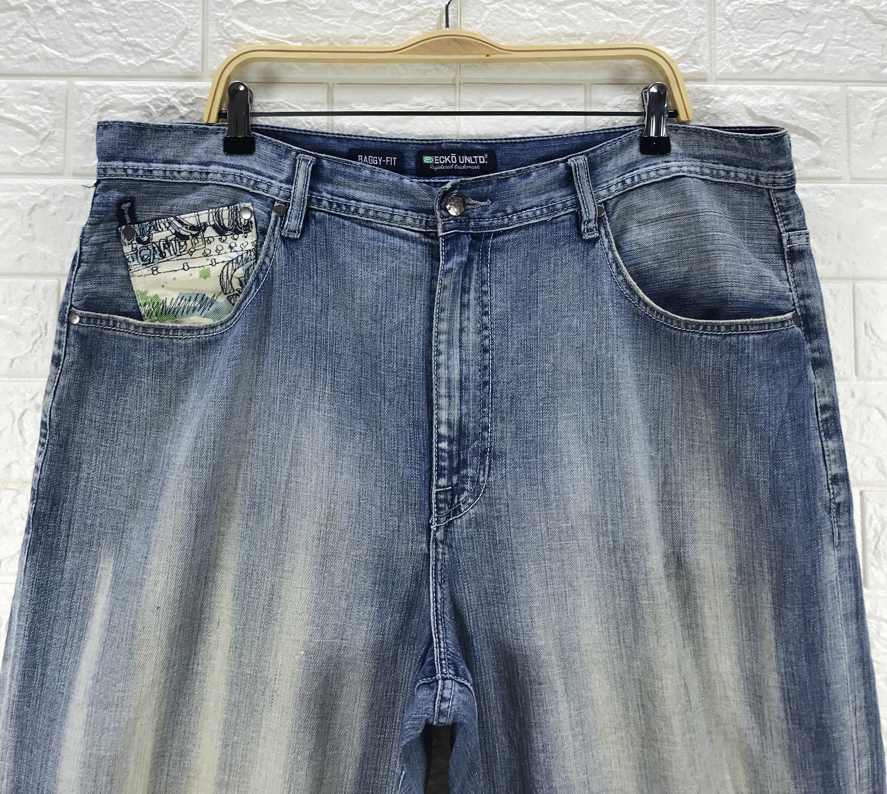 Ecko Unltd. Vintage Y2K Ecko UNLTD Baggy Jeans Size US 38 / EU 54 - 6 Thumbnail