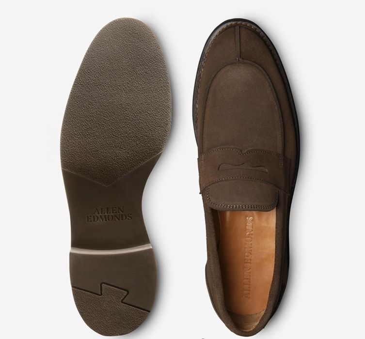 Allen Edmonds Denali Split-Toe Suede Loafer