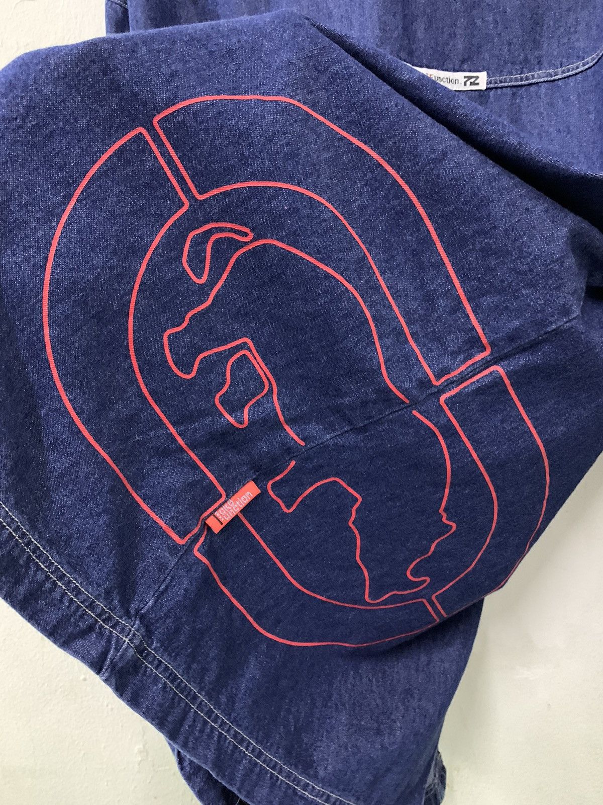 Ecko Unltd. RARE Ecko Function Denim Buttons Up Big Logo Size US XL / EU 56 / 4 - 9 Thumbnail